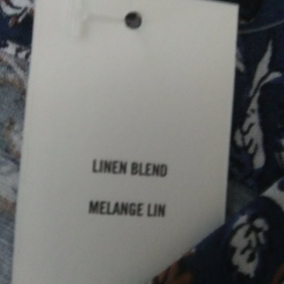 Abercrombie & Fitch button up linen blend shirt S - Picture 12 of 15